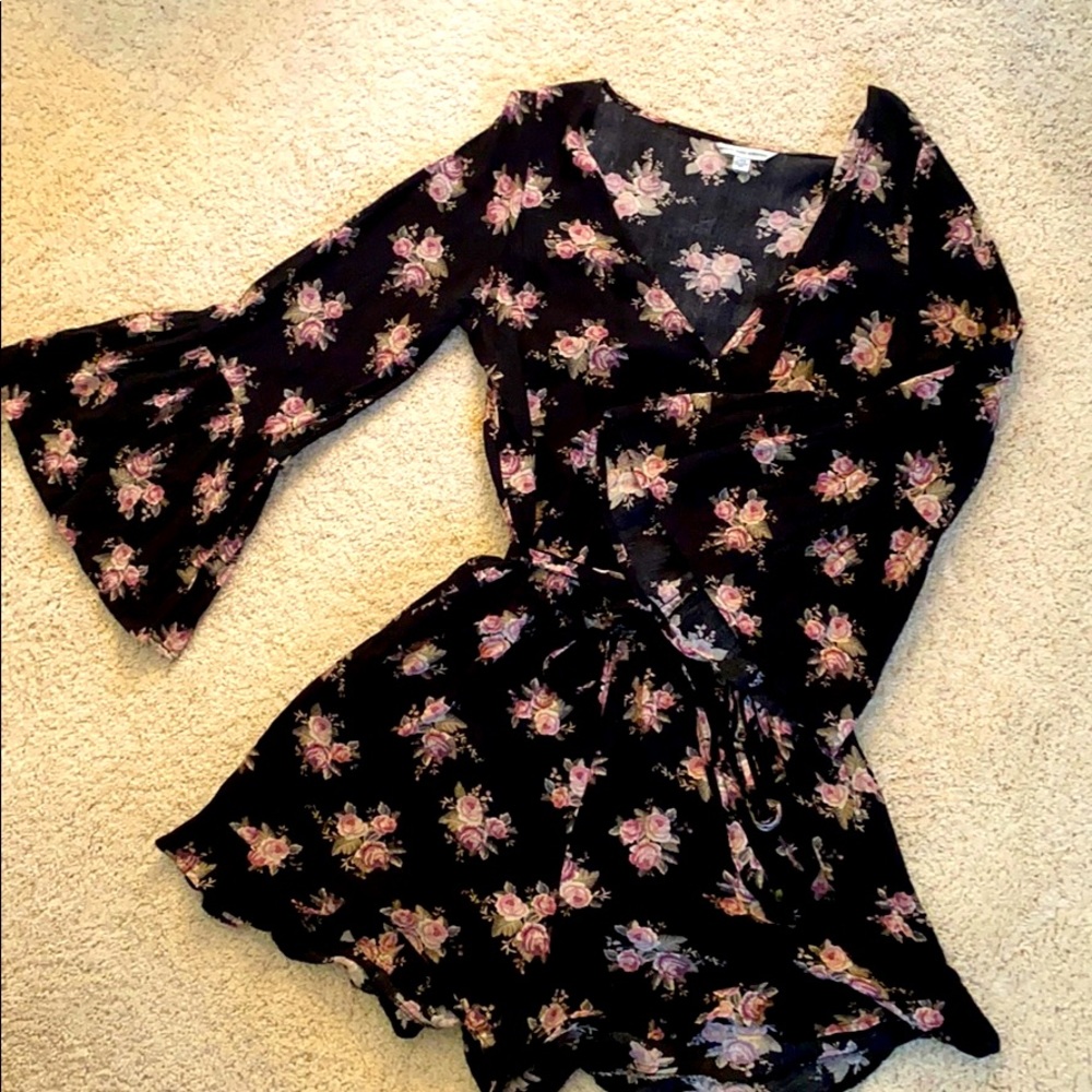AE FLORAL ROMPER